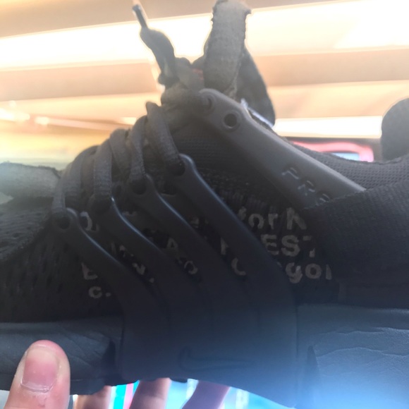 Offwhite Prestos (black) size 10. - Picture 3 of 7